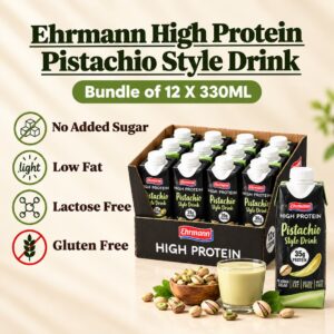 Ehrmann High Protein Pistachio Style Drink - Bundle of 12
