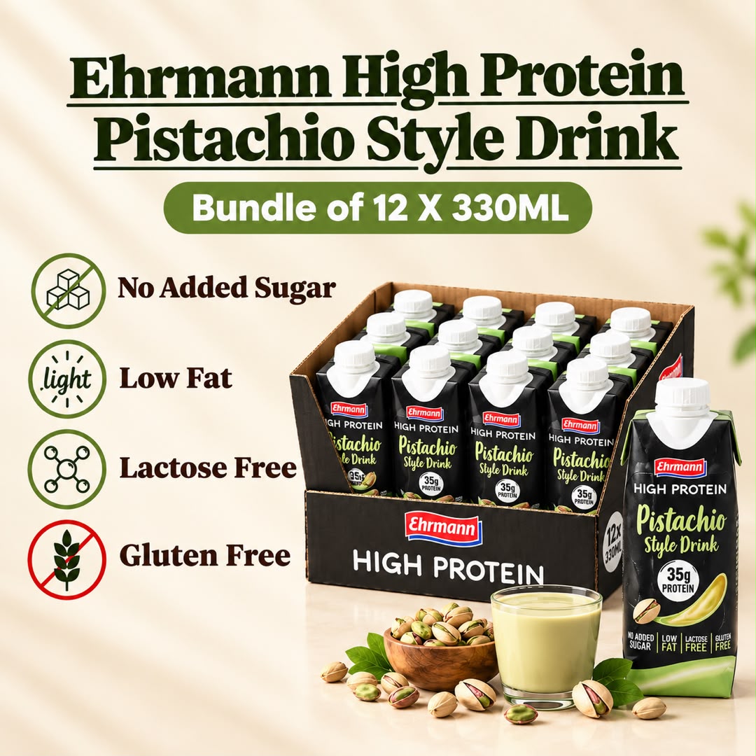 Ehrmann High Protein Pistachio Style Drink - Bundle of 12